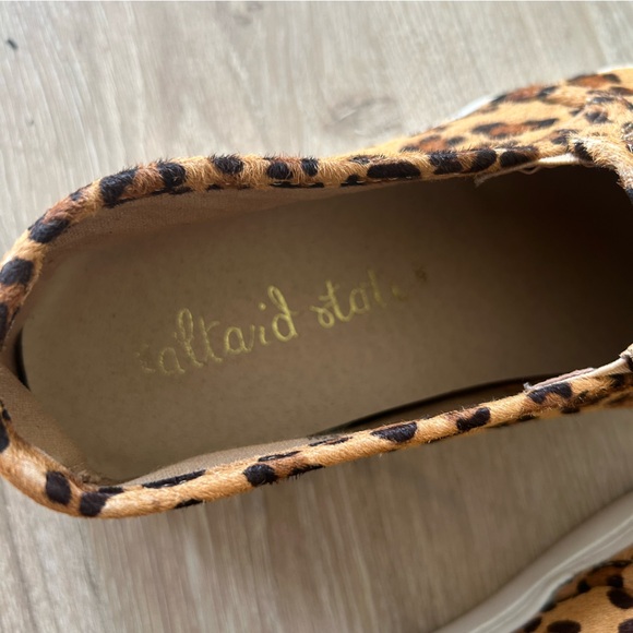 Altar’d State Calli Leopard Print Calf Hair Slip On Sneakers 8.5 Cheetah - Picture 4 of 6